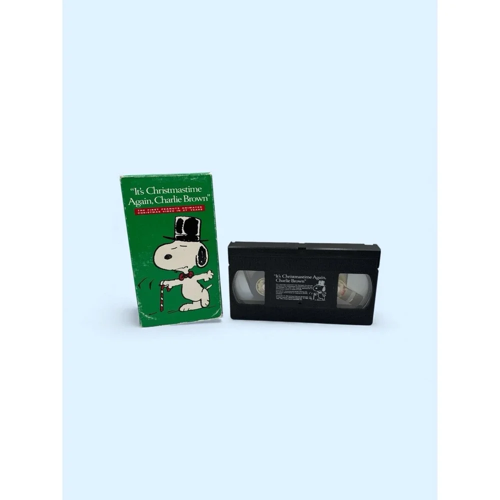 It's‎ Christmastime Again Charlie Brown VHS 1992 Slipsleeve Snoopy Peanuts
